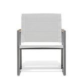 Pine Stainless Steel & Teak Outdoor Sling Chair